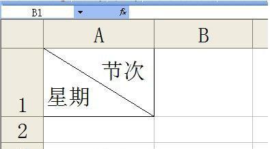 Excel斜线对角字输入方法（轻松掌握Excel斜线对角字的输入技巧）  第1张